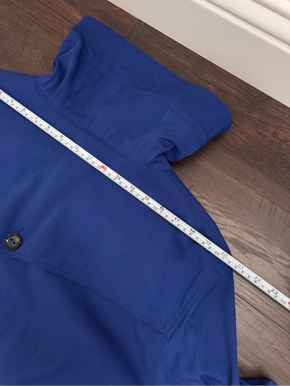 Ruby Rd Blue Funnel Neck Utility Jacket Plus Size 24W - Picture 9 of 9